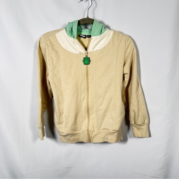 Disney Star Wars Kids “Grogu” Hoodie — 3D Ears + Peek-Through Face (M 10/12) - Picture 10 of 11